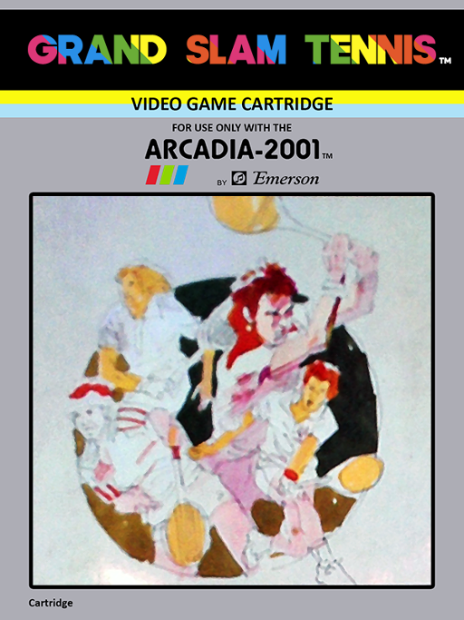 Grand Slam Tennis box art for Arcadia 2001